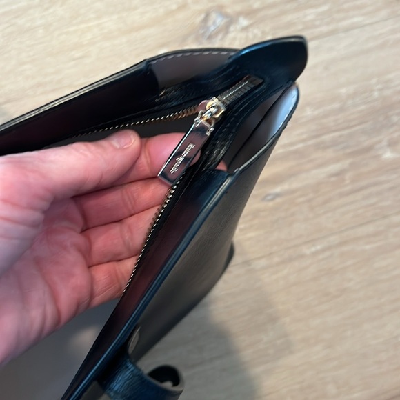 KATE SPADE NEW YORK ADEL LEATHER LARGE TOTE Black - Picture 9 of 10